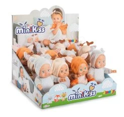 Set Von 3 Puppen In Kostümen Mini Animal Doll MiniKiss Smoby 20 Cm Fuchs Hase Und Rehbock Ab 12 Monaten -Spielzeugpuppen Geschäft 210127 f smoby babiky 3