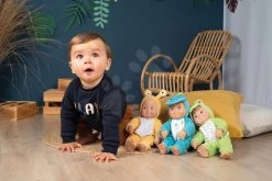 Puppen In Kostüm Krokodil, Schnecke Dinosaurus MiniKiss Croc Smoby Mit Klängen 'cmuk' Mit Weichem Körper 3 Stück, Ab 12 Monaten -Spielzeugpuppen Geschäft 210128 smoby babiky j 1