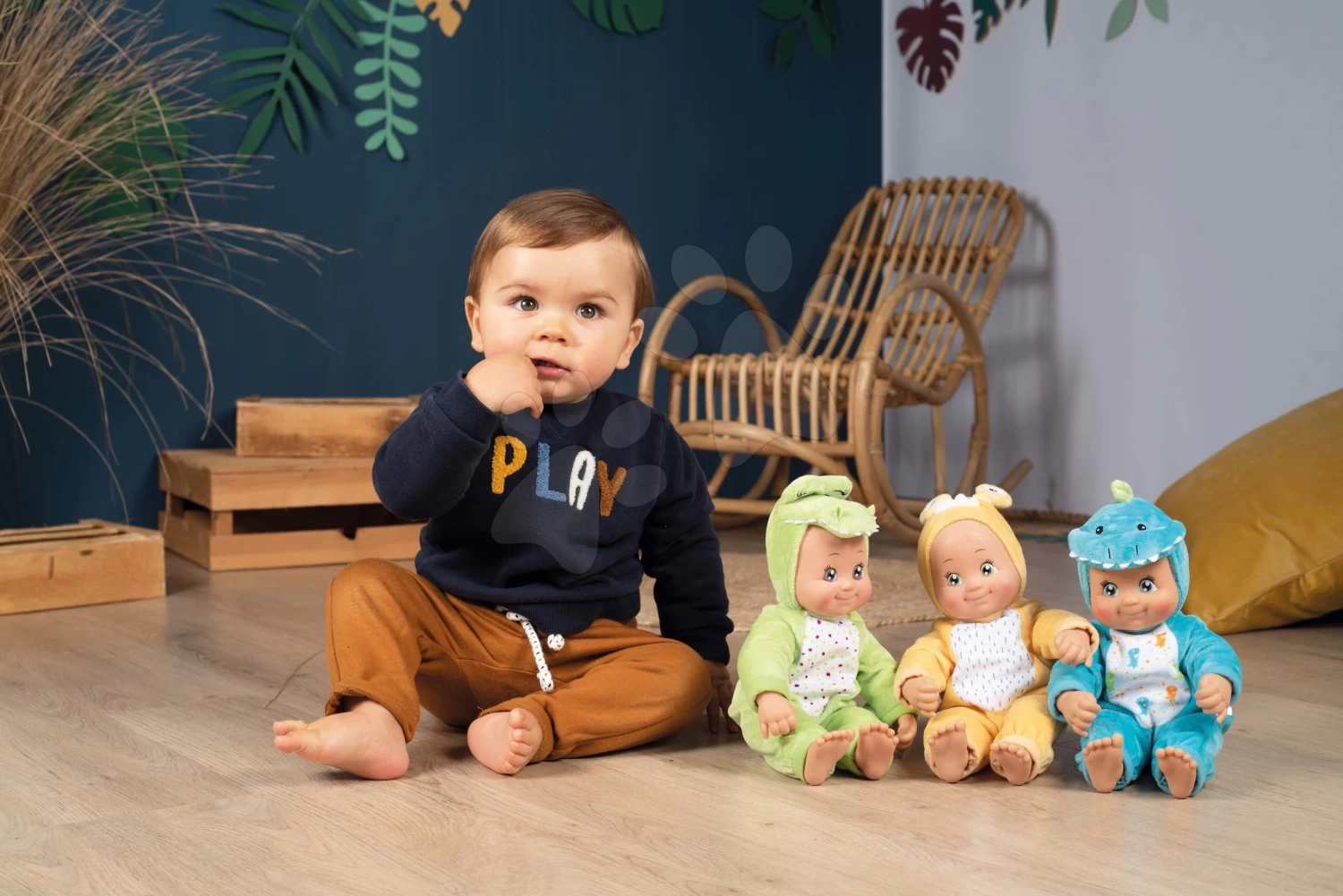 Puppe In Einem Krokodilkostüm Dinosaurus MiniKiss Croc Smoby Mit Dem Klang 'cmuk' Mit Weichem Körper 1 Stück Ab 12 Monaten 3 Puppe In Einem Krokodilkostüm Dinosaurus MiniKiss Croc Smoby Mit Dem Klang 'cmuk' Mit Weichem Körper 1 Stück Ab 12 Monaten