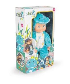 Puppe In Kostüm Dinosaurus Minikiss Croc Smoby Blau Mit Klängen ‚cmuk’ Mit Weichem Körper Ab 12 Monaten -Spielzeugpuppen Geschäft 210128c f smoby babika