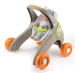 Lauflernwagen Und Kinderwagen Mit Autositz Tiere Animal MiniKiss 3in1 Smoby Mit Bremse Und Sicherheitsgurt Ab 12 Monaten -Spielzeugpuppen Geschäft 210206 e smoby kocik 1