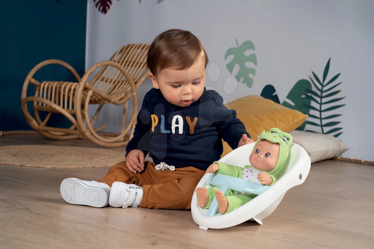 Set Lauflernwagen Und Kinderwagen Mit Bremse Croc Baby Walker Minikiss 3in1 Smoby Und Schneckenpuppe 30 Cm Mit Sound 18 Set Lauflernwagen Und Kinderwagen Mit Bremse Croc Baby Walker Minikiss 3in1 Smoby Und Schneckenpuppe 30 Cm Mit Sound – Bild 16