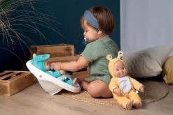 Lauflernhilfe Und Puppenwagen Croc Baby Walker MiniKiss 3in1 Smoby Mit Bremse Und Sicherheitsgurt Ab 12 Monaten -Spielzeugpuppen Geschäft 210207 n smoby kocik 1