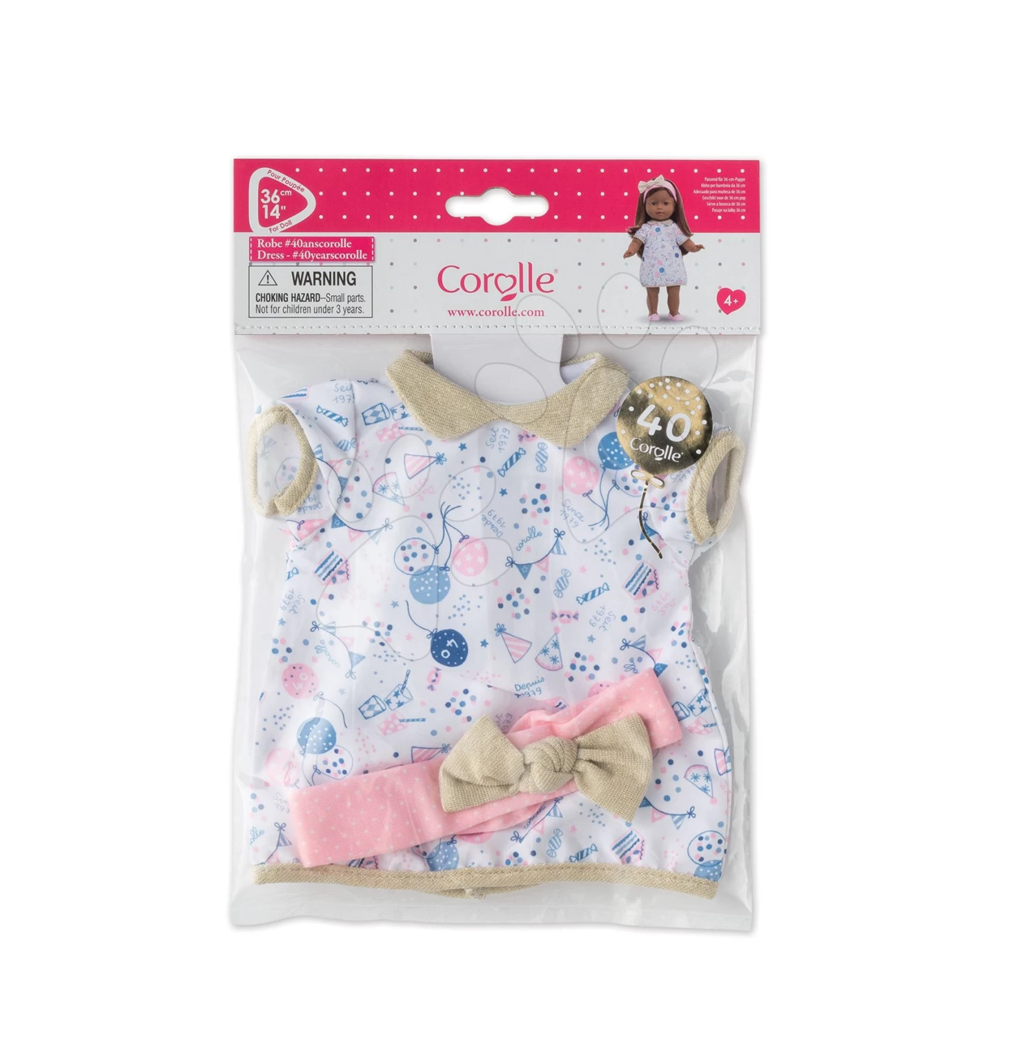 Kleidung Dress 40 Years Ma Corolle Für 36 Cm Puppe Ab 4 Jahren 5 Kleidung Dress 40 Years Ma Corolle Für 36 Cm Puppe Ab 4 Jahren – Bild 3