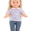 Kleidung Flowered T-Shirt Ma Corolle Für 36 Cm Puppe Ab 4 Jahren -Spielzeugpuppen Geschäft 211870 b corolle saty