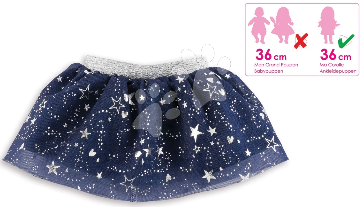 Die Kleidung Skirt Starlit Night Ma Corolle Für 36 Cm Große Puppe Ab 4 Jahren CO212160 4 Die Kleidung Skirt Starlit Night Ma Corolle Für 36 Cm Große Puppe Ab 4 Jahren CO212160 – Bild 2