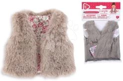 Die Kleidung Fake Fur Vest Ma Corolle Für 36 Cm Große Puppe Ab 4 Jahren CO212250 -Spielzeugpuppen Geschäft 212250 d corolle vesta