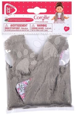 Die Kleidung Fake Fur Vest Ma Corolle Für 36 Cm Große Puppe Ab 4 Jahren CO212250 -Spielzeugpuppen Geschäft 212250 e corolle vesta