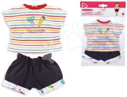 Die Kleidung T-shirt&Shorts Little Artist Ma Corolle Für 36 Cm Große Puppe Ab 4 Jahren CO212280 -Spielzeugpuppen Geschäft 212280 d corolle oblecenie