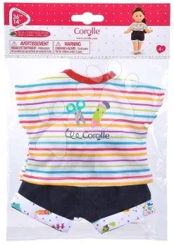 Die Kleidung T-shirt&Shorts Little Artist Ma Corolle Für 36 Cm Große Puppe Ab 4 Jahren CO212280 -Spielzeugpuppen Geschäft 212280 e corolle oblecenie