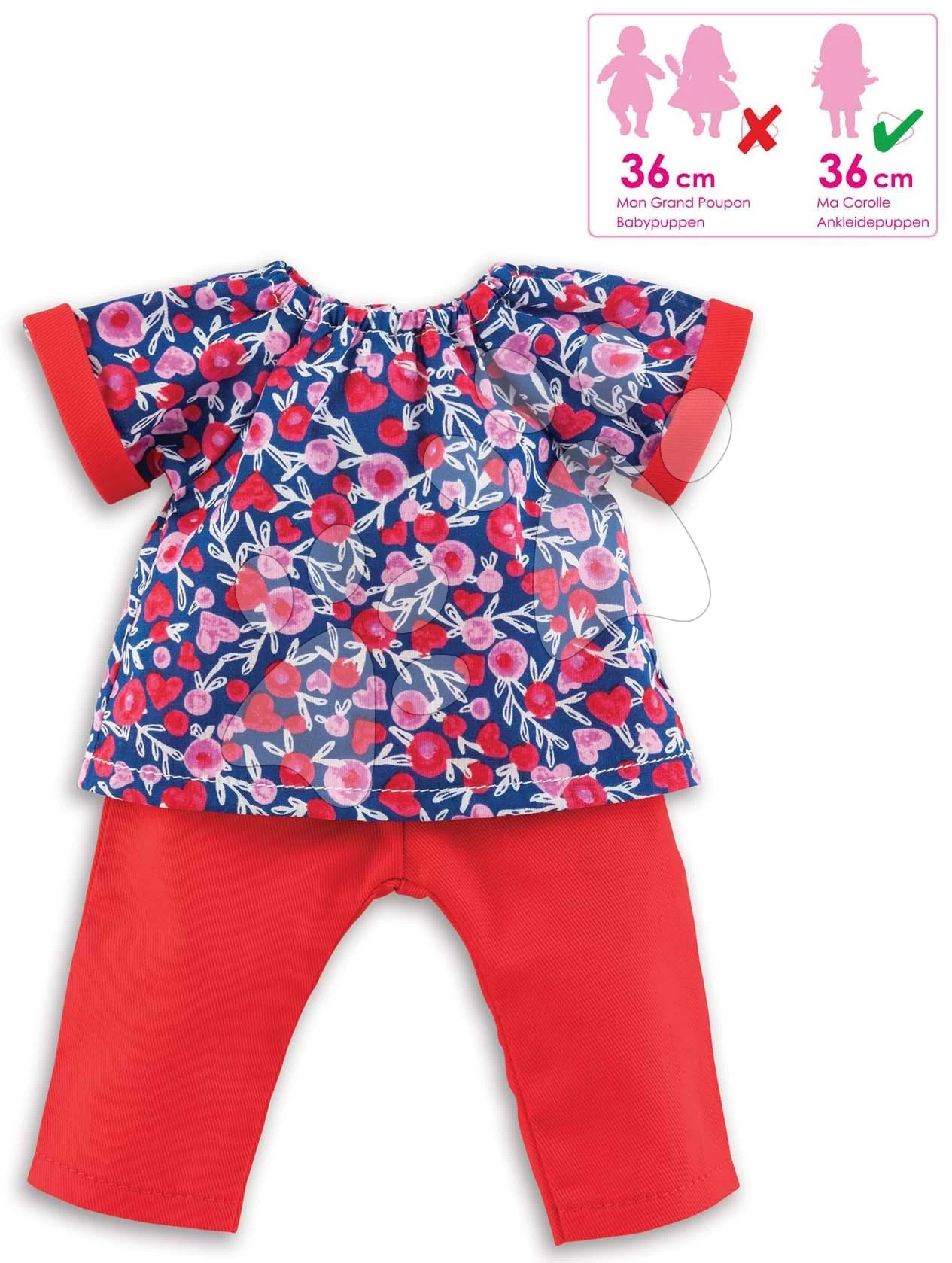 Die Kleidung Blouse & Pants Ma Corolle Für 36 Cm Große Puppe Ab 4 Jahren CO212290 4 Die Kleidung Blouse & Pants Ma Corolle Für 36 Cm Große Puppe Ab 4 Jahren CO212290 – Bild 2