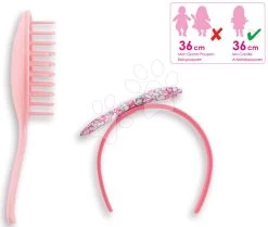 Stirnband Mit Kamm Hair Brush Set Floral Ma Corolle Für 36 Cm Große Puppe Ab 4 Jahren CO212330 -Spielzeugpuppen Geschäft 212330 d corolle suprava