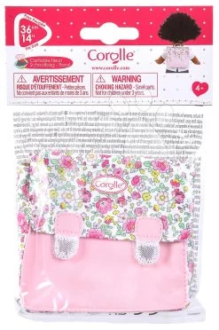 Schultasche School Bag Floral Ma Corolle Für Eine 36 Cm Große Puppe Ab 4 Jahren CO212340 -Spielzeugpuppen Geschäft 212340 f corolle aktovka