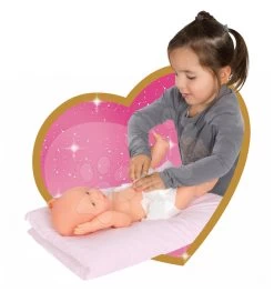 Wickelset Für Baby Nurse Smoby Puppe Im Pflegekoffer Rosa -Spielzeugpuppen Geschäft 220303 b smoby plienky