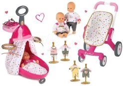 Puppenkoffer-Set Baby Nurse Smoby Puppe Mit Kleid 32 Cm Und Sportwagen Für Die Puppe (53,5 Cm Griff) -Spielzeugpuppen Geschäft 220316set 8 smoby set