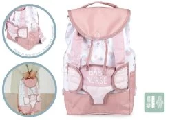 Känguru Mit Rucksack Backpack Natur D'Amour Baby Nurse Smoby Für Eine 42-cm-Puppe, Verstellbare Träger Und Tasche, Für Eine Flasche -Spielzeugpuppen Geschäft 220321 d klokanka