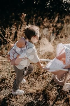 Känguru Mit Rucksack Backpack Natur D'Amour Baby Nurse Smoby Für Eine 42-cm- Puppe Verstellbare Träger Und Tasche Für Eine Flasche -Spielzeugpuppen Geschäft 220321 h klokanka 1