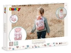 Känguru Mit Rucksack Backpack Natur D'Amour Baby Nurse Smoby Für Eine 42-cm-Puppe, Verstellbare Träger Und Tasche, Für Eine Flasche -Spielzeugpuppen Geschäft 220321 l klokanka