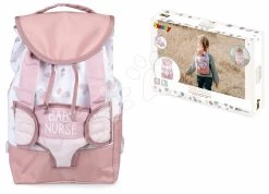 Känguru Mit Rucksack Backpack Natur D'Amour Baby Nurse Smoby Für Eine 42-cm-Puppe, Verstellbare Träger Und Tasche, Für Eine Flasche -Spielzeugpuppen Geschäft 220321 m klokanka