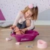 Set Esszimmerstuhl Mit Autositz Und Schaukel Powder Pink Maxi Cosi&Quinny Smoby Und Baby Nurse Puppe Mit Krippe -Spielzeugpuppen Geschäft 220340 c smoby vanicka nocnik 2