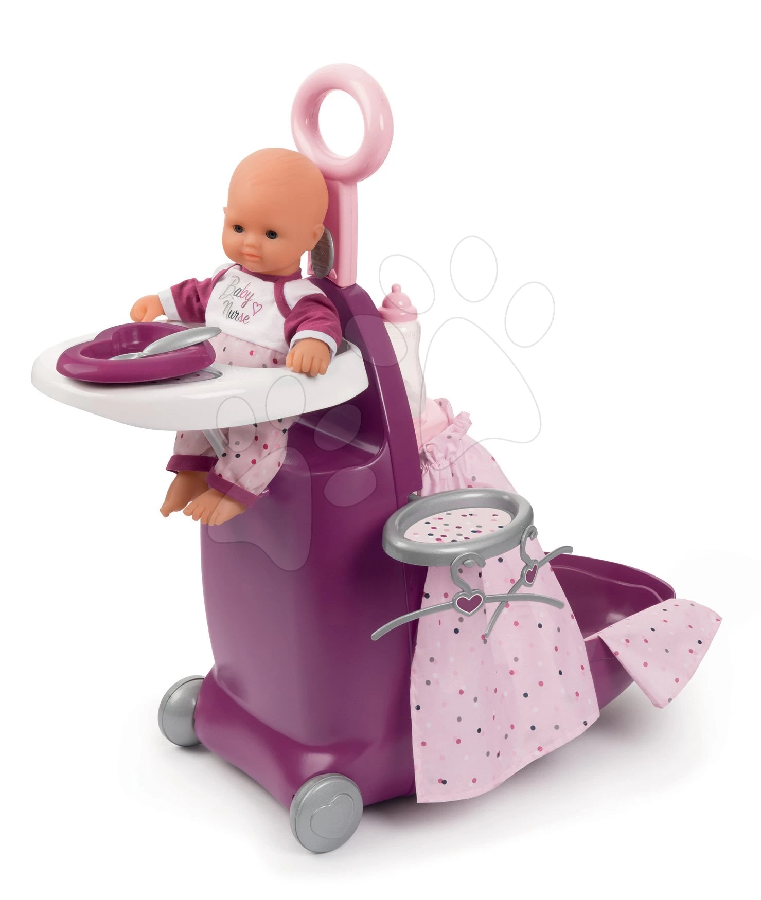 SMOBY Baby Nurse Gold Edition Puppenwickelwagen-Set Mit Kinderbett Und Puppe 32 Cm Ab 18 Monaten 3 SMOBY Baby Nurse Gold Edition Puppenwickelwagen-Set Mit Kinderbett Und Puppe 32 Cm Ab 18 Monaten