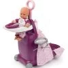 Set Wickelkoffer Mit Puppenbett Und Stuhl Violette Baby Nurse Smoby Und Ein Tiefer Puppenwagen Mit Puppentrage -Spielzeugpuppen Geschäft 220346 a smoby prebalovaci kufrik 14