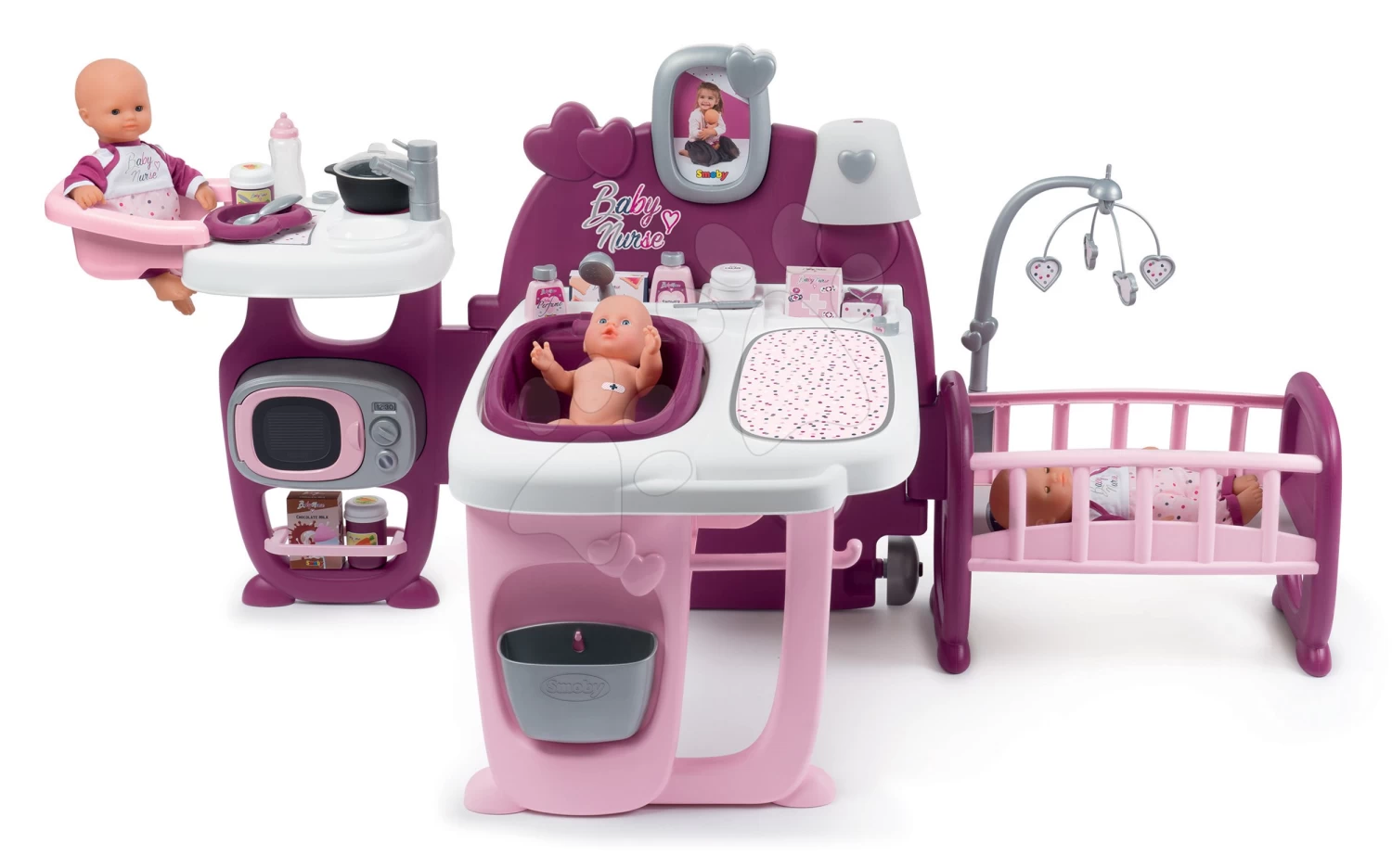 Puppenspielzentrum Violette Baby Nurse Large Doll's Play Center Smoby Und Puppenwagen Trio Pastel Maxi Cosi & Quinny Und Autositz 10 Puppenspielzentrum Violette Baby Nurse Large Doll's Play Center Smoby Und Puppenwagen Trio Pastel Maxi Cosi & Quinny Und Autositz – Bild 8