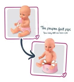 Kinderbettset Mit Wickeltisch Violette Baby Nurse 2in1 Smoby Mit Pinkelpuppe Und Mit Nachthemd Und Zwei Kleiderstücken -Spielzeugpuppen Geschäft 220353 e smoby postielka prebalovaci pult 7