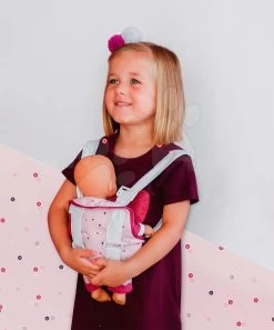 Set Badewanne Mit Fließendem Wasser Elektronisch Violette Baby Nurse Smoby Mit Puppen-Tragetasche Und Esszimmerstuhl -Spielzeugpuppen Geschäft 220361 b smoby klokanka