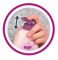 Set Badewanne Mit Fließendem Wasser Elektronisch Violette Baby Nurse Smoby Mit Puppen-Tragetasche Und Esszimmerstuhl -Spielzeugpuppen Geschäft 220362 e smoby vanicka 4