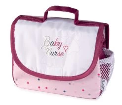 Wickeltasche Mit Pampers Violette Baby Nurse Smoby Mit 7 Zubehörteilen Mit Verstellbarem Arm -Spielzeugpuppen Geschäft 220363 c smoby prebalovacia taska 1