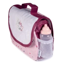 Wickeltasche Mit Windel Violette Baby Nurse Smoby Mit 7 Zubehörteilen Mit Verstellbarem Arm -Spielzeugpuppen Geschäft 220363 d smoby prebalovacia taska