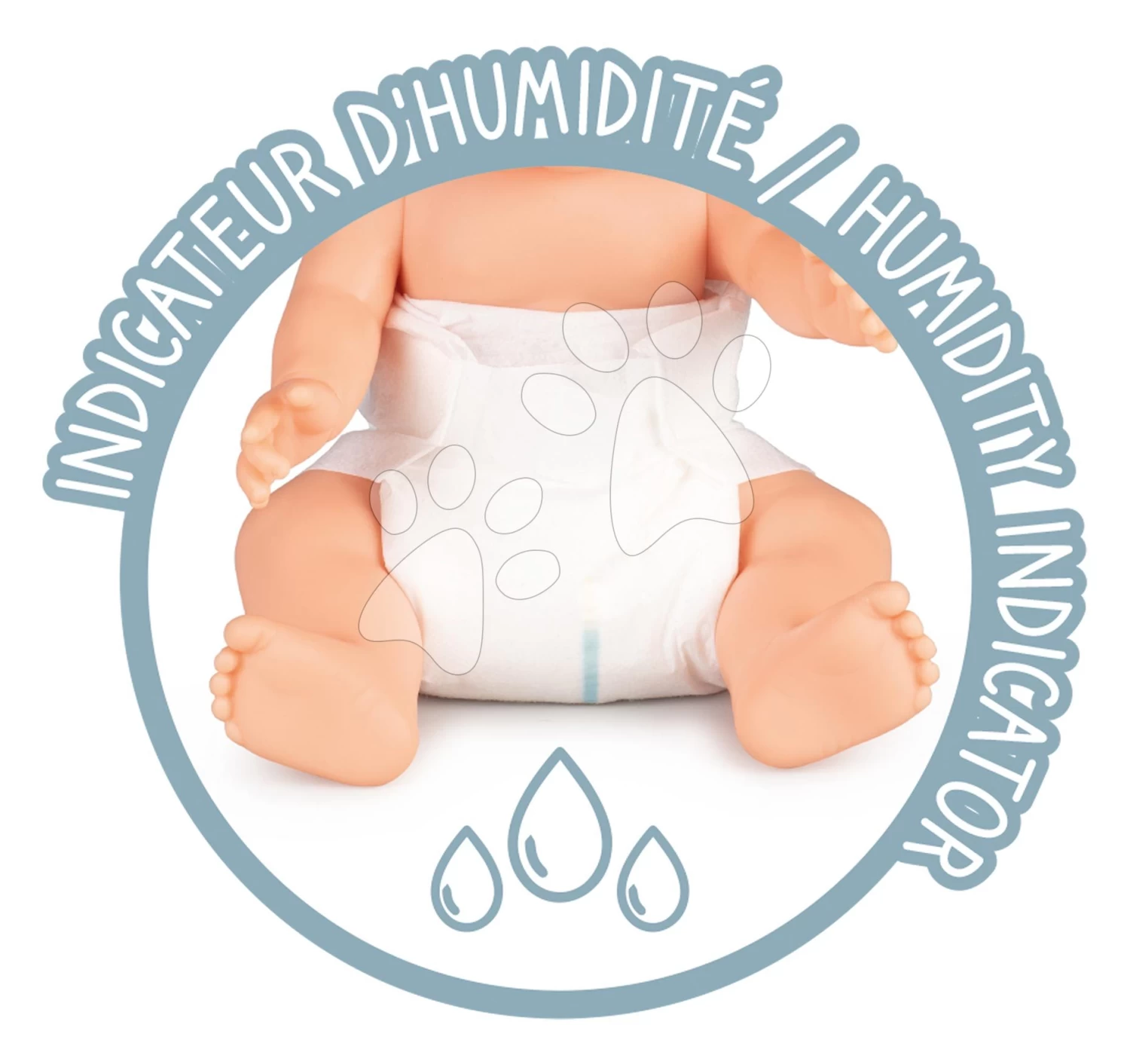 Pampers Windeln 4 Stück Nappies Natur D'Amour Baby Nurse Smoby Für Puppen Bis 50 Cm SM220365 3 Pampers Windeln 4 Stück Nappies Natur D'Amour Baby Nurse Smoby Für Puppen Bis 50 Cm SM220365