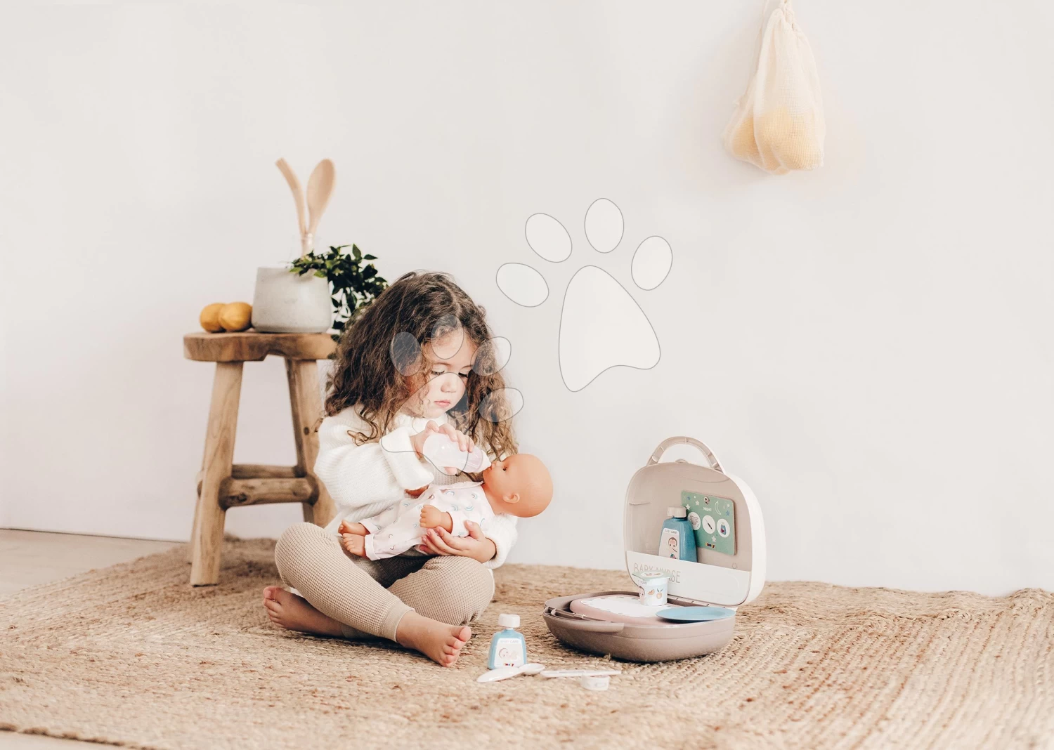 Wickelzubehör Im Köfferchen Vanity Natur D'Amour Baby Nurse Smoby Für Eine Puppe Mit 13 Zubehör SM220367 4 Wickelzubehör Im Köfferchen Vanity Natur D'Amour Baby Nurse Smoby Für Eine Puppe Mit 13 Zubehör SM220367 – Bild 2