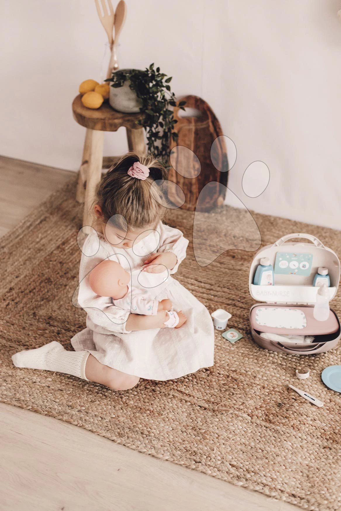 Wickelzubehör Im Köfferchen Vanity Natur D'Amour Baby Nurse Smoby Für Eine Puppe Mit 13 Zubehör SM220367 6 Wickelzubehör Im Köfferchen Vanity Natur D'Amour Baby Nurse Smoby Für Eine Puppe Mit 13 Zubehör SM220367 – Bild 4