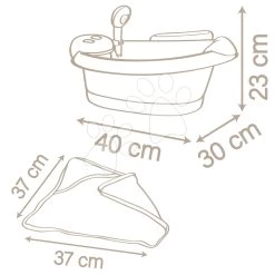 Badewanne Mit Fließwasser In Der Dusche Balneo Bath Natur D'Amour Baby Nurse Smoby Mit Jacuzzi-Badewanne Mit Licht Und Sprudeln Elektronisch -Spielzeugpuppen Geschäft 220368 e smoby vanicka