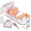Wickeltasche Mit Windel Changing Bag Natur D'Amour Baby Nurse Smoby Mit 8 Zubehörteilen Für Eine 42 Cm Große Puppe SM220369W -Spielzeugpuppen Geschäft 220369 b smoby taska