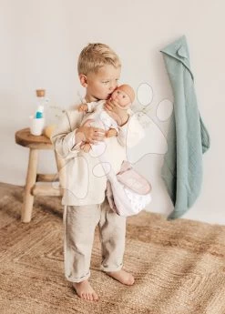 Wickeltasche Mit Windel Changing Bag Natur D'Amour Baby Nurse Smoby Mit 8 Zubehörteilen Für Eine 42 Cm Große Puppe SM220369W -Spielzeugpuppen Geschäft 220369 h smoby taska 1