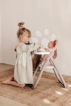Esszimmerstuhl Highchair Natur D'Amour Baby Nurse Smoby Mit 2 Zubehörteilen Für Eine 42 Cm Große Puppe Ab 18 Monaten -Spielzeugpuppen Geschäft 220370 e smoby stolicka