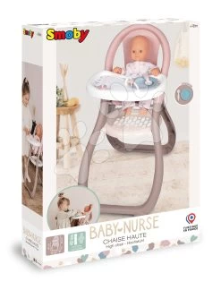 Esszimmerstuhl Highchair Natur D'Amour Baby Nurse Smoby Mit 2 Zubehörteilen Für Eine 42 Cm Große Puppe Ab 18 Monaten -Spielzeugpuppen Geschäft 220370 h smoby stolicka