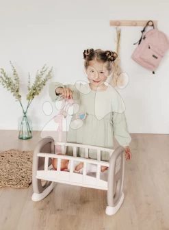 Wiege Mit Karussell Baby´s Cot Natur D'Amour Baby Nurse Smoby Für 42 Cm Puppe Ab 18 Monaten SM220372 -Spielzeugpuppen Geschäft 220372 b smoby koliska