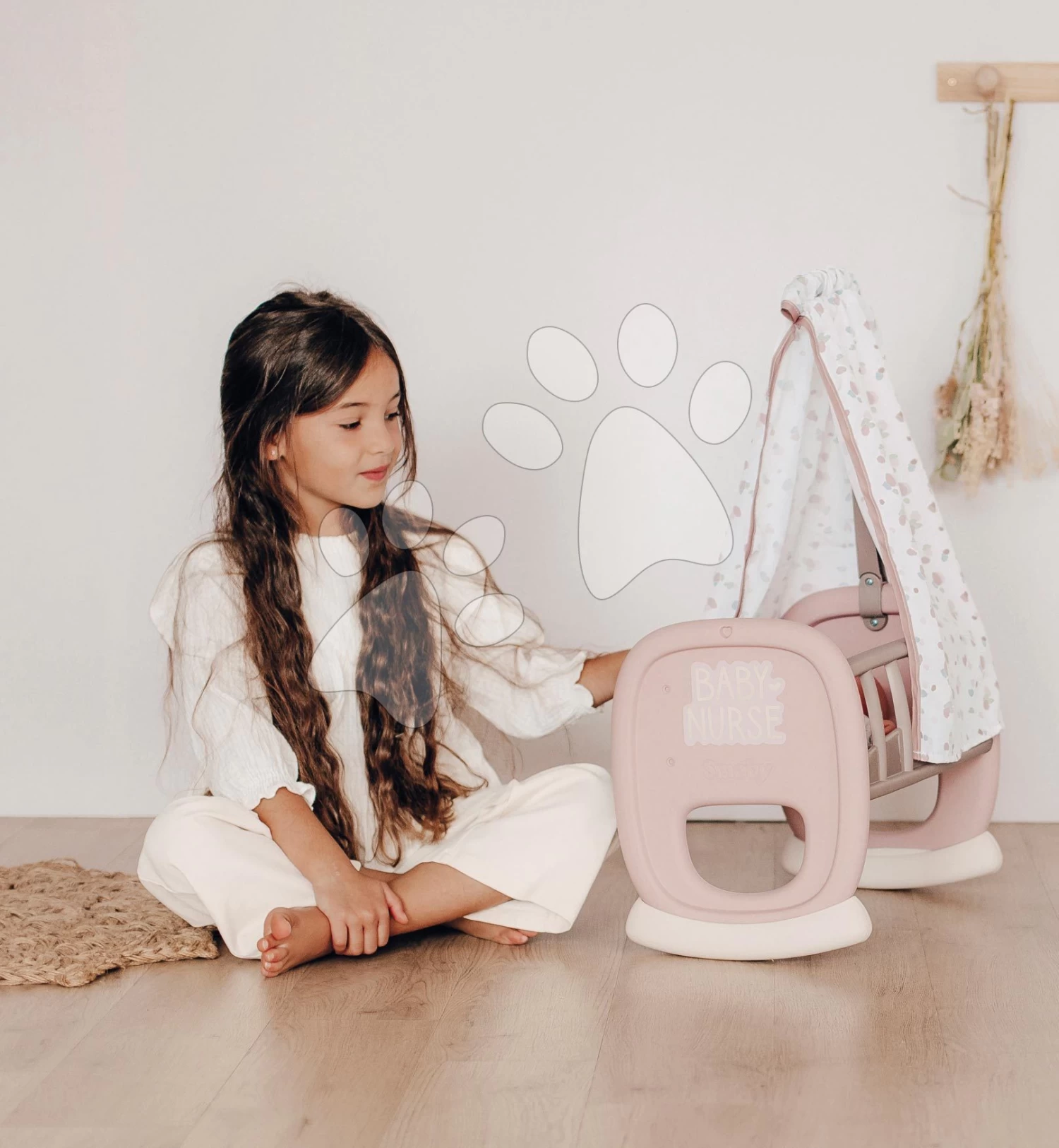 Wiege Mit Stoffhimmel Cradle Natur D'Amour Baby Nurse Smoby Für 42 Cm Puppe Ab 18 Monaten 3 Wiege Mit Stoffhimmel Cradle Natur D'Amour Baby Nurse Smoby Für 42 Cm Puppe Ab 18 Monaten