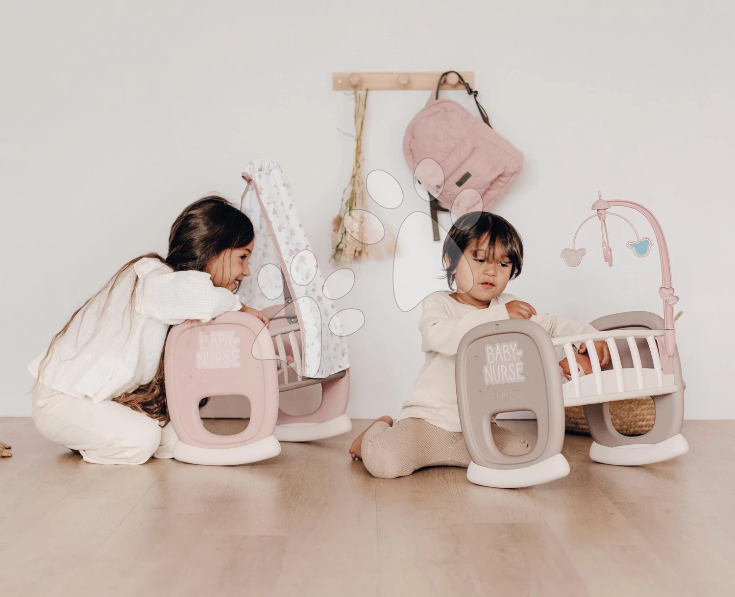 Wiege Mit Stoffhimmel Cradle Natur D'Amour Baby Nurse Smoby Für 42 Cm Puppe Ab 18 Monaten 7 Wiege Mit Stoffhimmel Cradle Natur D'Amour Baby Nurse Smoby Für 42 Cm Puppe Ab 18 Monaten – Bild 5