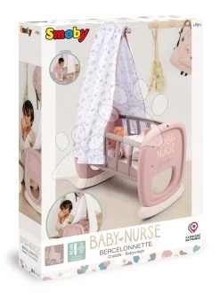 Wiege Mit Stoffhimmel Cradle Natur D'Amour Baby Nurse Smoby Für 42 Cm Puppe Ab 18 Monaten 19 Wiege Mit Stoffhimmel Cradle Natur D'Amour Baby Nurse Smoby Für 42 Cm Puppe Ab 18 Monaten -Spielzeugpuppen Geschäft 220373 i smoby koliska