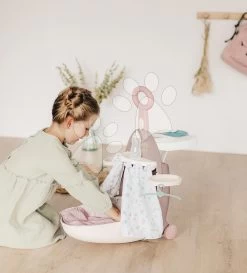 Wickelköfferchen Auf Rädern Suitcase 3in1 Natur D'Amour Baby Nurse Smoby Mit Kinderbett Und Esszimmerstuhl 6 Zubehör Ab 18 Monaten -Spielzeugpuppen Geschäft 220374 b smoby kufrik