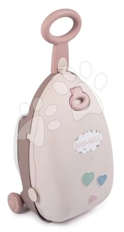 Wickelköfferchen Auf Rädern Suitcase 3in1 Natur D'Amour Baby Nurse Smoby Mit Kinderbett Und Esszimmerstuhl 6 Zubehör Ab 18 Monaten -Spielzeugpuppen Geschäft 220374 f smoby kufrik