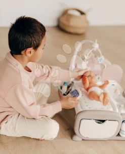 Spielhaus Für Puppe Cocoon Nursery Natur D'Amour Baby Nurse Smoby Tag- Und Nachtzone Mit Elektronischen Funktionen 20 Zubehör -Spielzeugpuppen Geschäft 220375 t smoby domcek