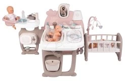 Set Spielhaus Für Die Puppe Large Doll's Play Center Natur D'Amour Baby Nurse Smoby Und Ein Kinderwagen - Eine Dreierkombination Mit Einem Känguru-Schlafsack Und Einer 32-cm-Puppe 220376-5 -Spielzeugpuppen Geschäft 220376 a smoby domcek 7