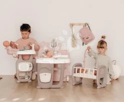 Set Spielhaus Für Die Puppe Large Doll's Play Center Natur D'Amour Baby Nurse Smoby Und Ein Elektronischer Kosmetiktisch Mit Puder 220376-19 -Spielzeugpuppen Geschäft 220376 h smoby domcek 18