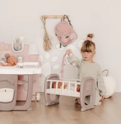 Set Spielhaus Für Die Puppe Large Doll's Play Center Natur D'Amour Baby Nurse Smoby Und Rutschfahrzeug Bobby Car Mit Wagen Und 32 Cm Puppe -Spielzeugpuppen Geschäft 220376 l smoby domcek 7